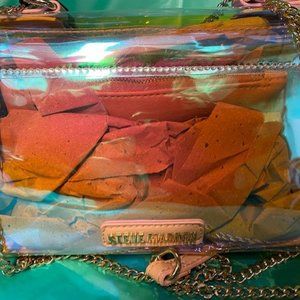 Steve Madden Crossbody Purse- "Pink"Clear